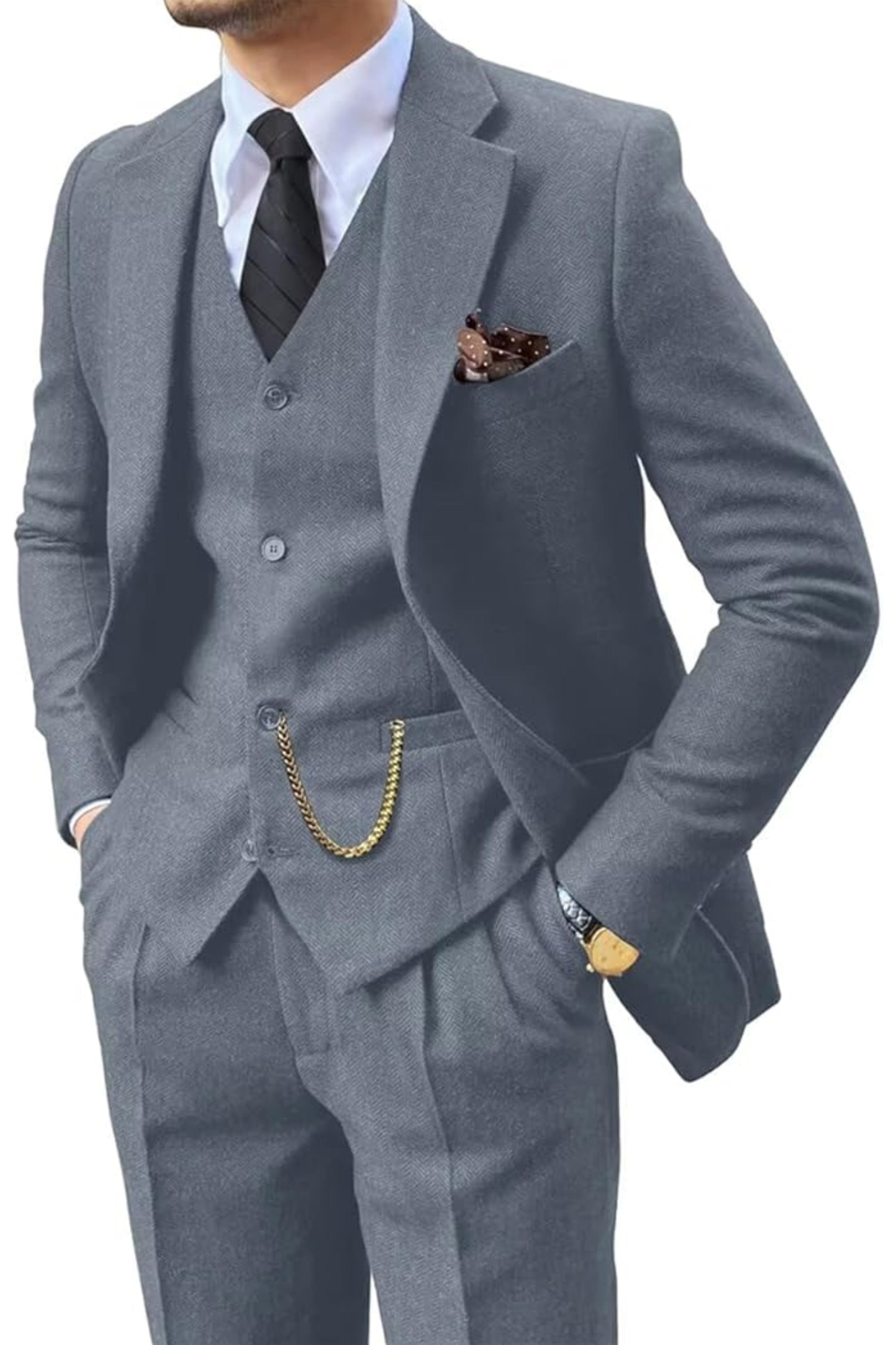Men's Chevron Suit