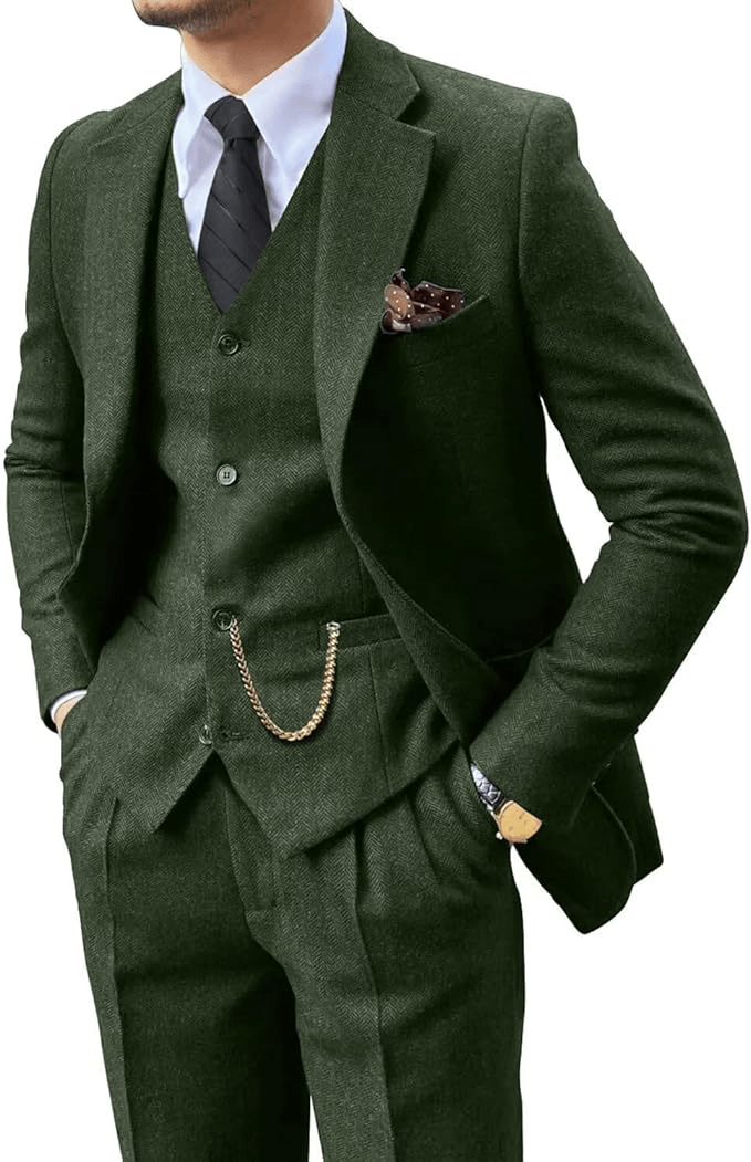 Men's Chevron Suit