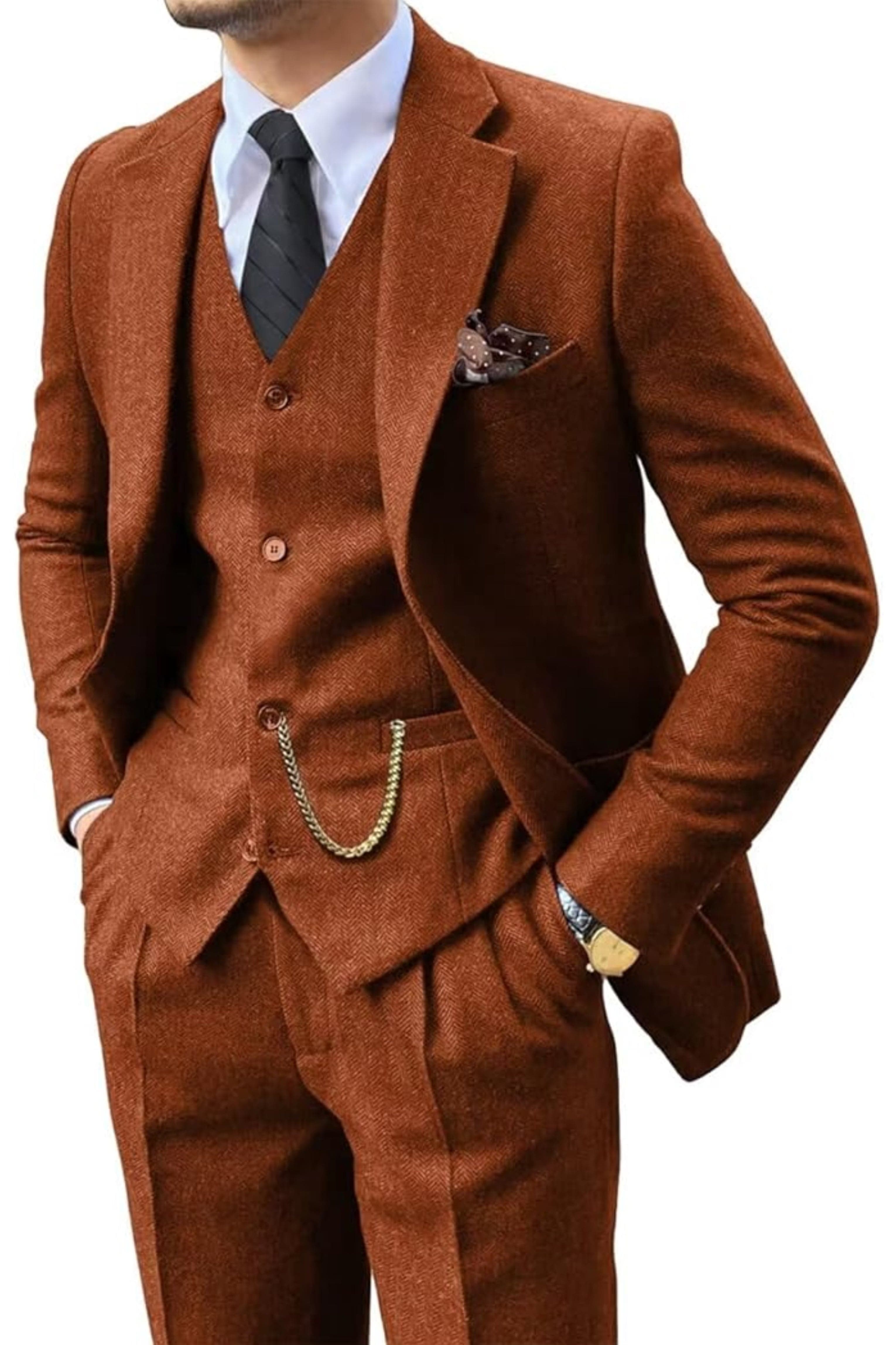 Men's Chevron Suit