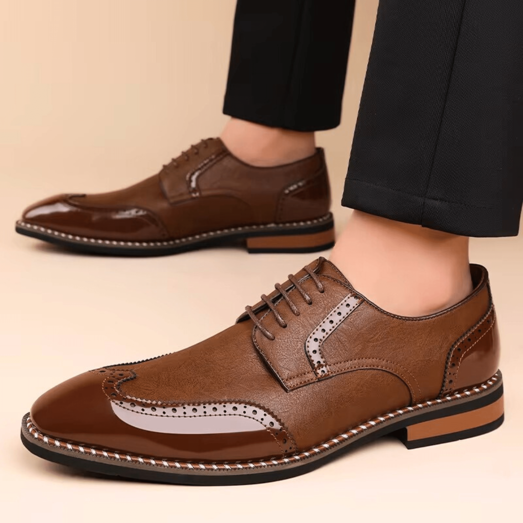 Men's Two-Tone Shoes