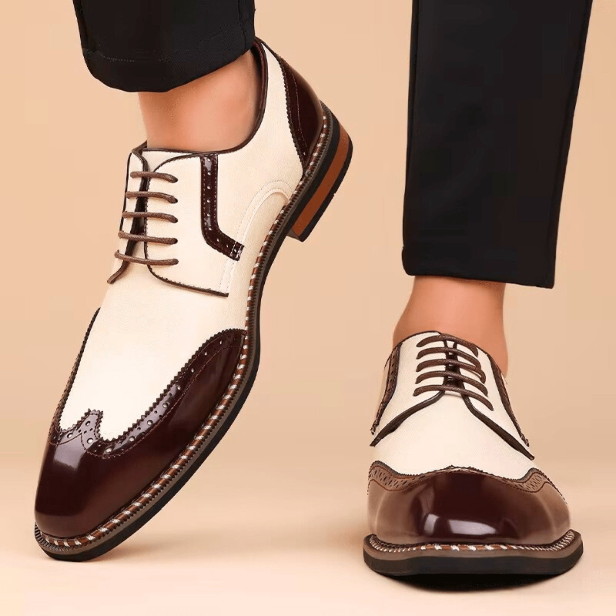 Men's Two-Tone Shoes