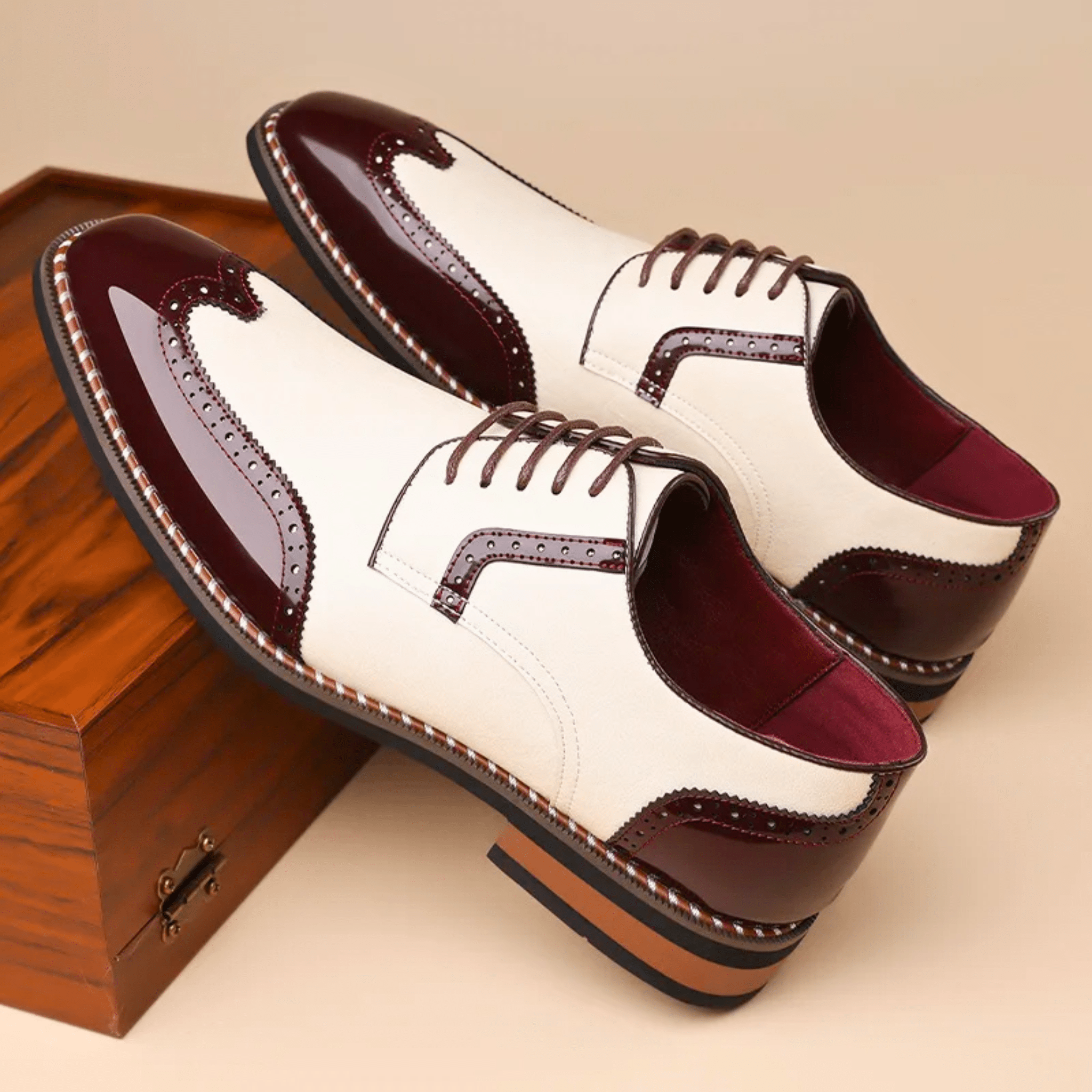Men's Two-Tone Shoes