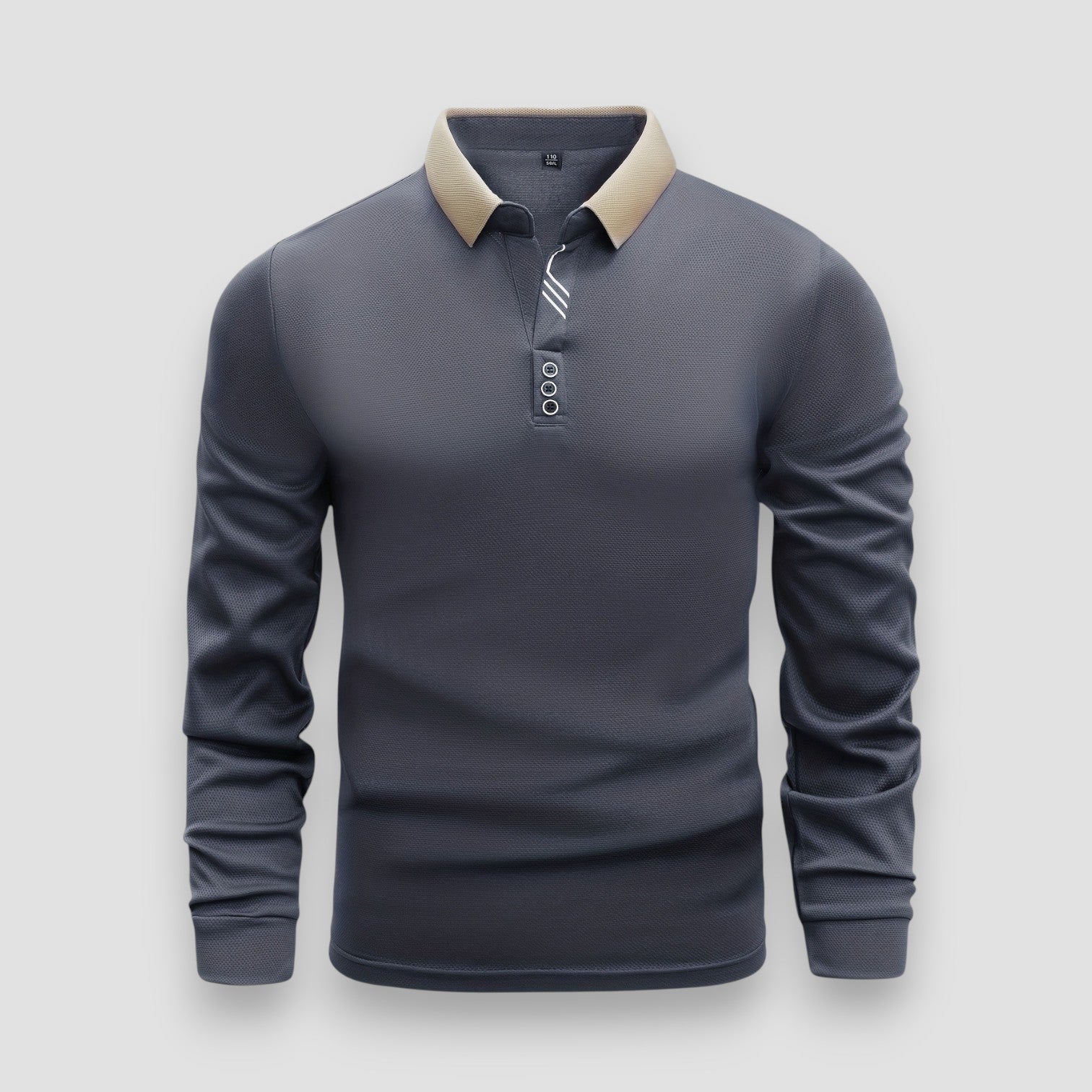 Men's Luxury Long Sleeve Polo