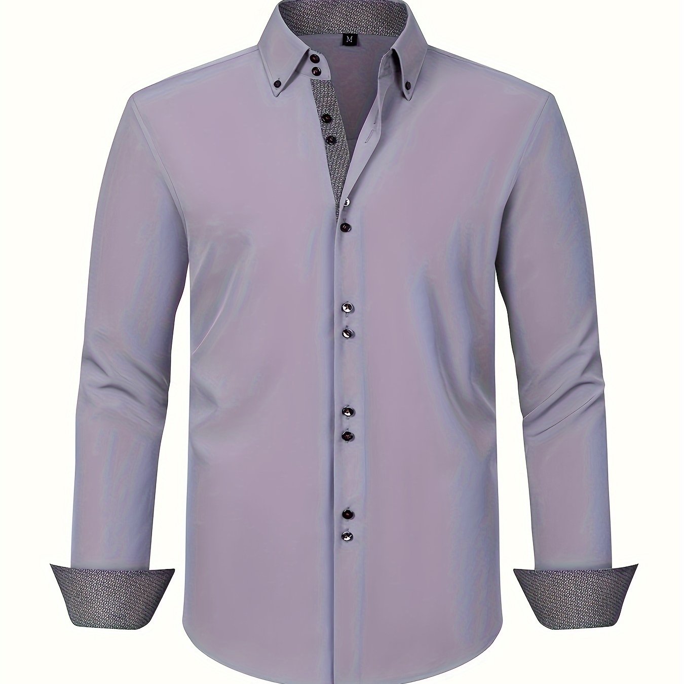 Men's Lightweight Elegant Contrast Shirt
