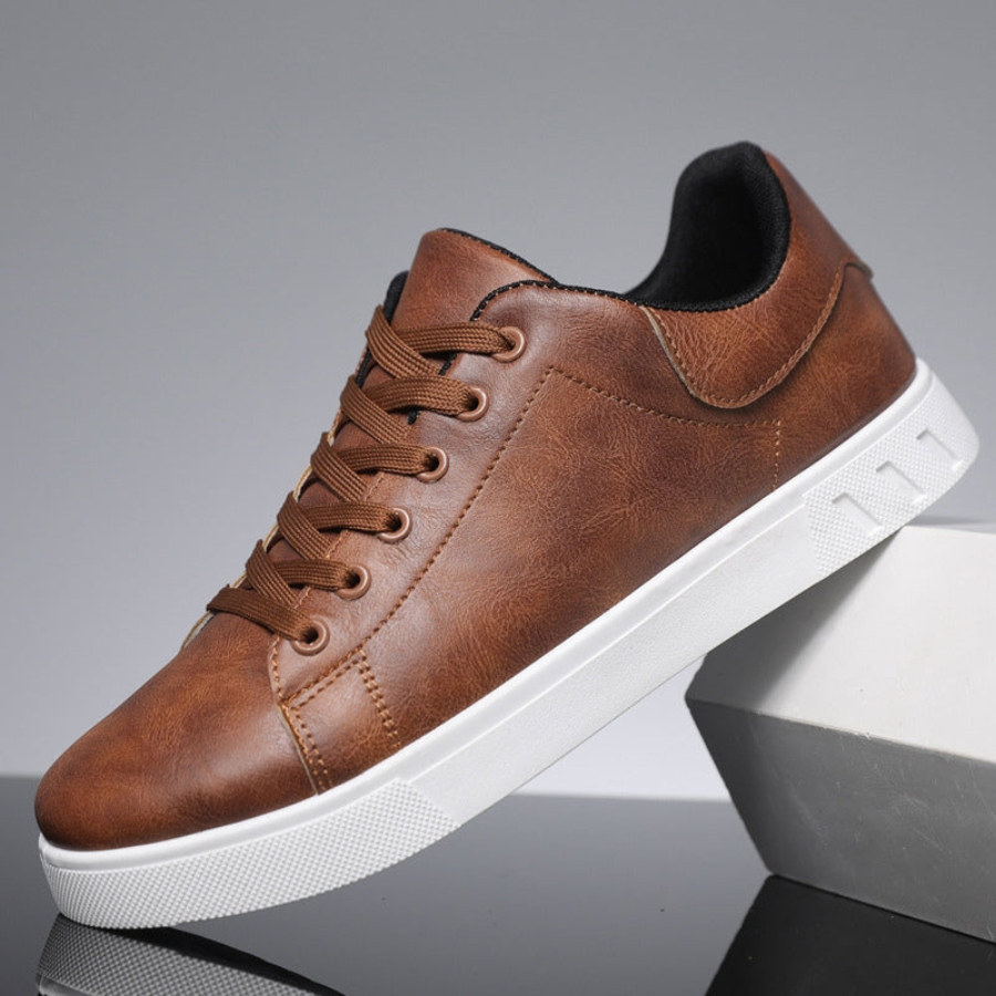 Men's Low-Top Lace-Up Casual Sneakers