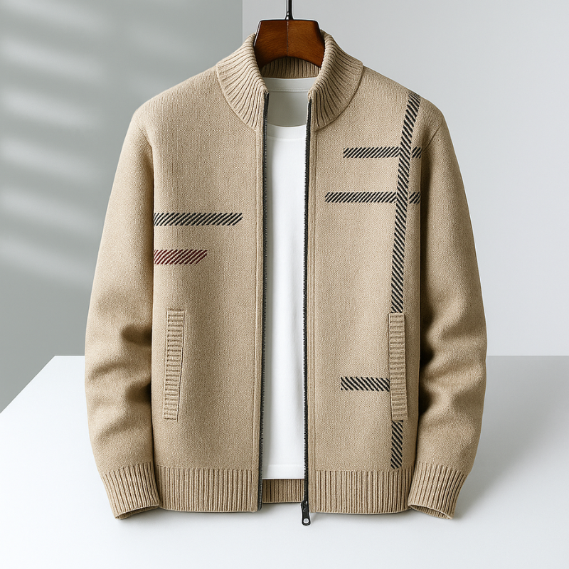 Men's Knit Zip Jacket