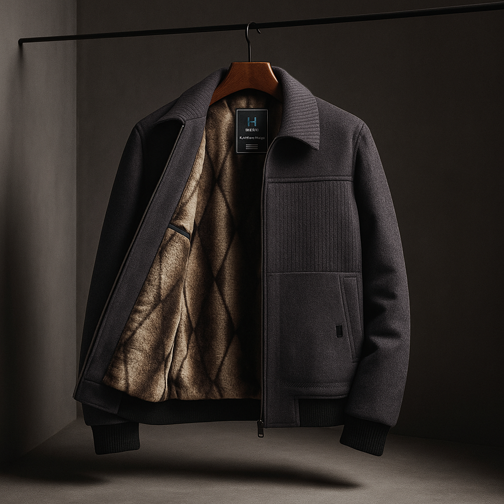 Men's Textured Zip Jacket
