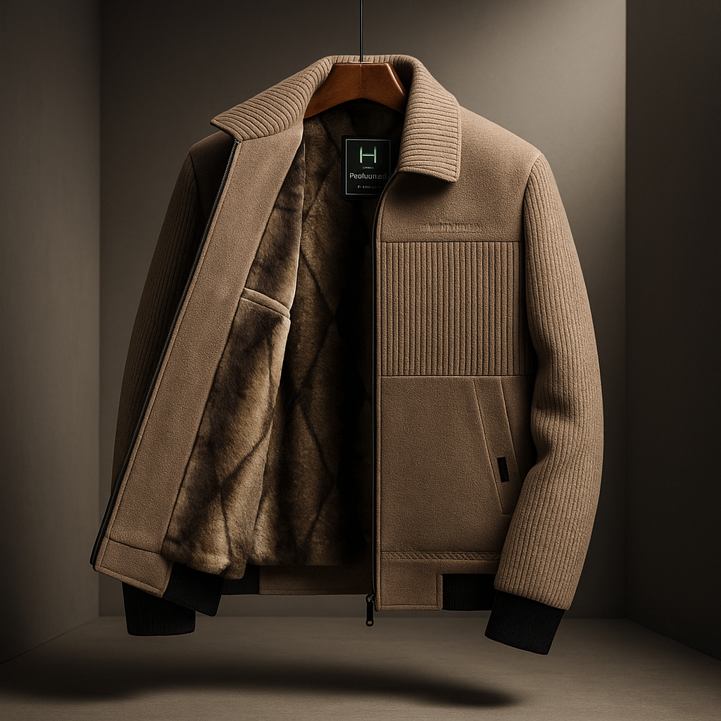 Men's Textured Zip Jacket