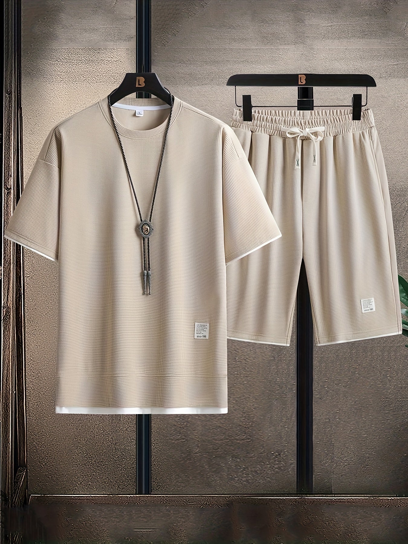 Men's Waffle Lounge Set