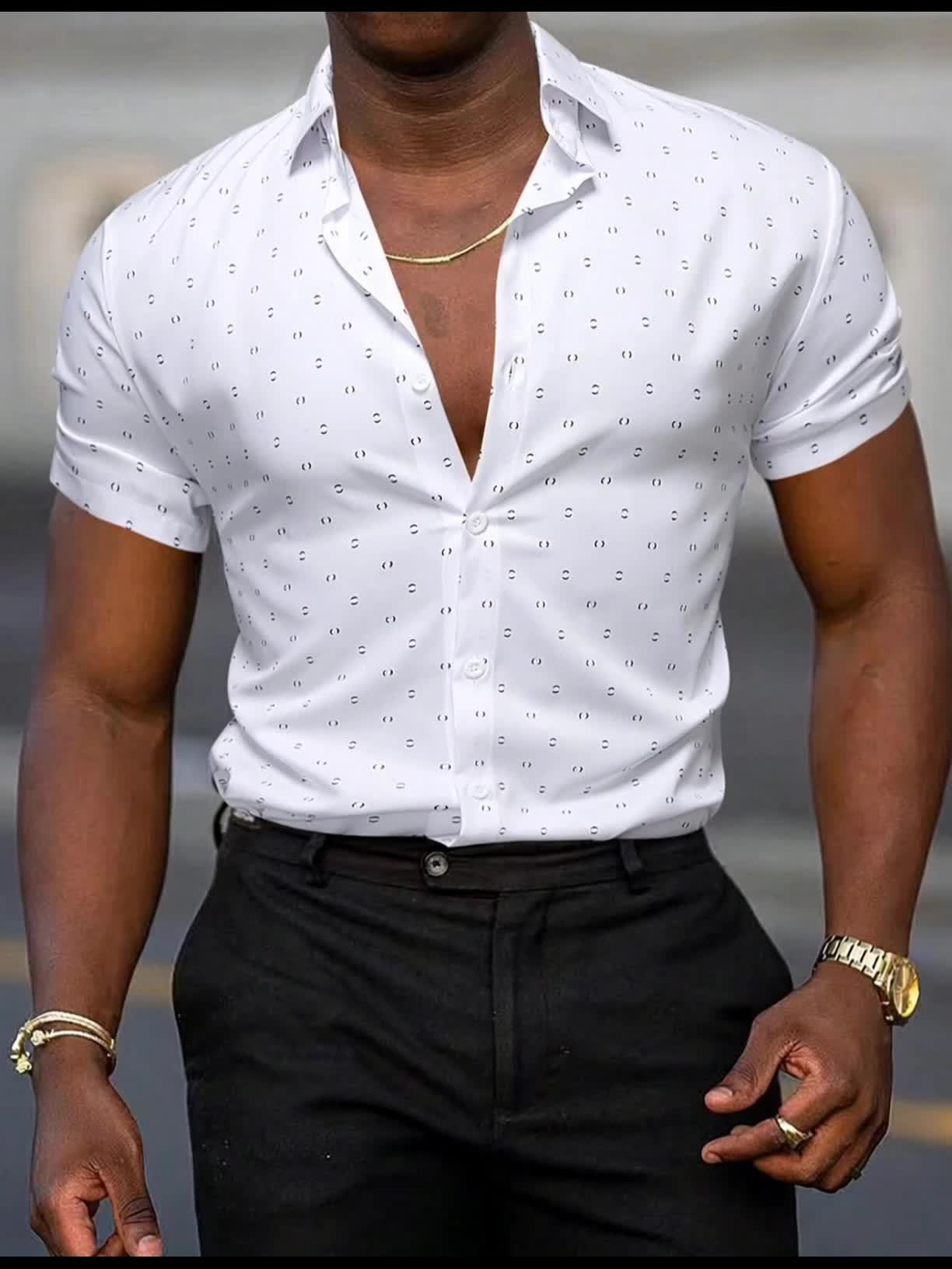 Men's Printed Summer Shirt
