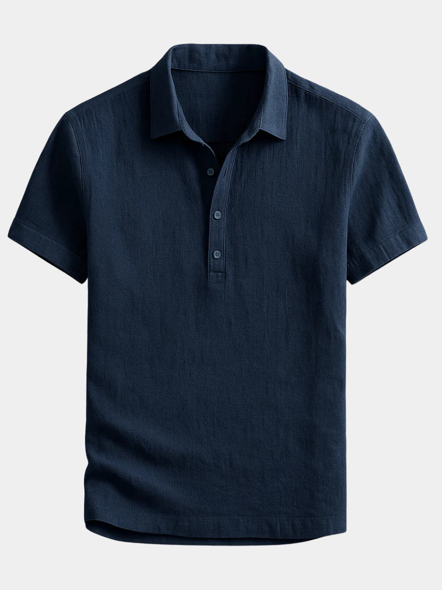 Men's Linen Polo