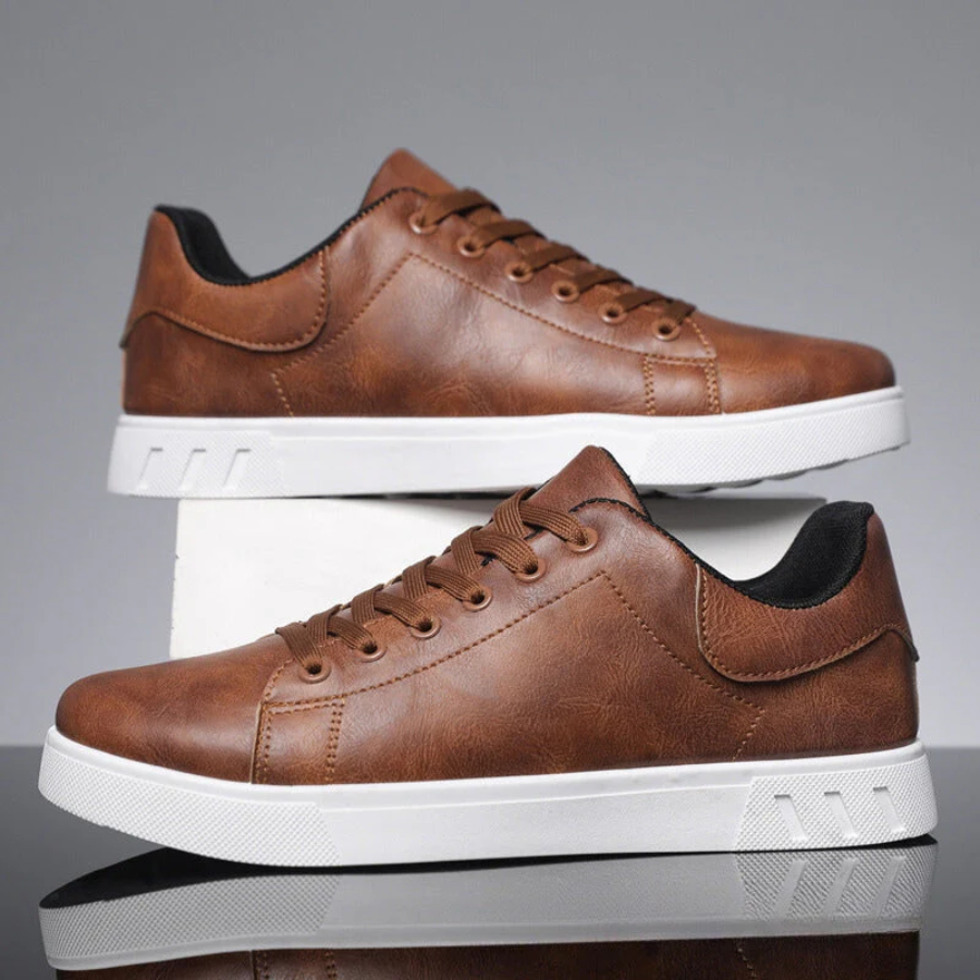 Men's Low-Top Lace-Up Casual Sneakers