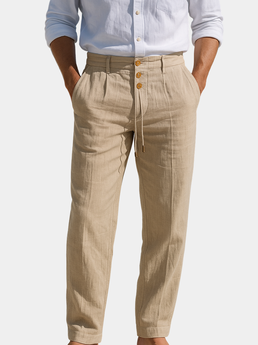 Men's Lightweight Linen Summer Pants