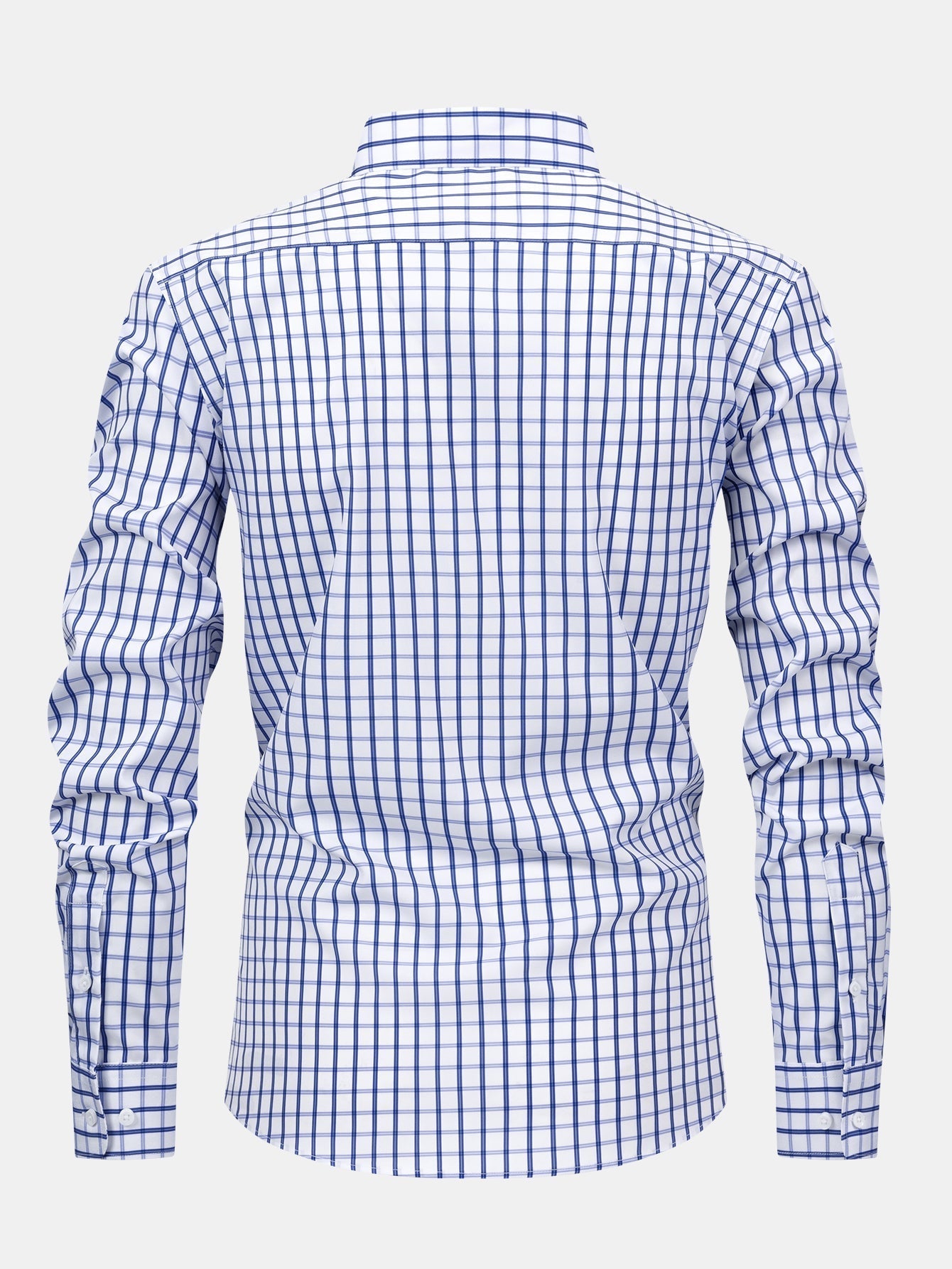 Men's Plaid Long Sleeve Button Shirt