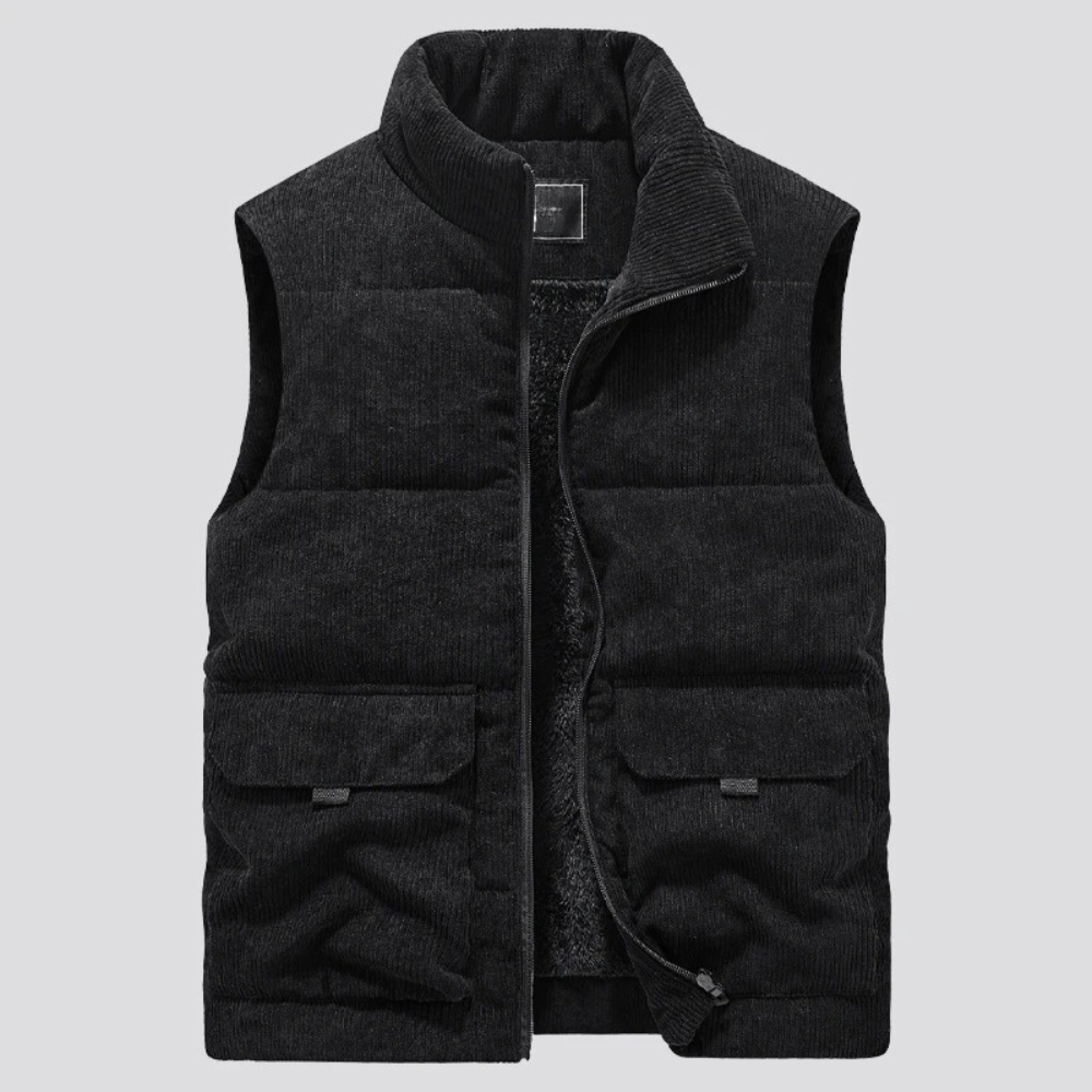 Men's Lined Corduroy Vest