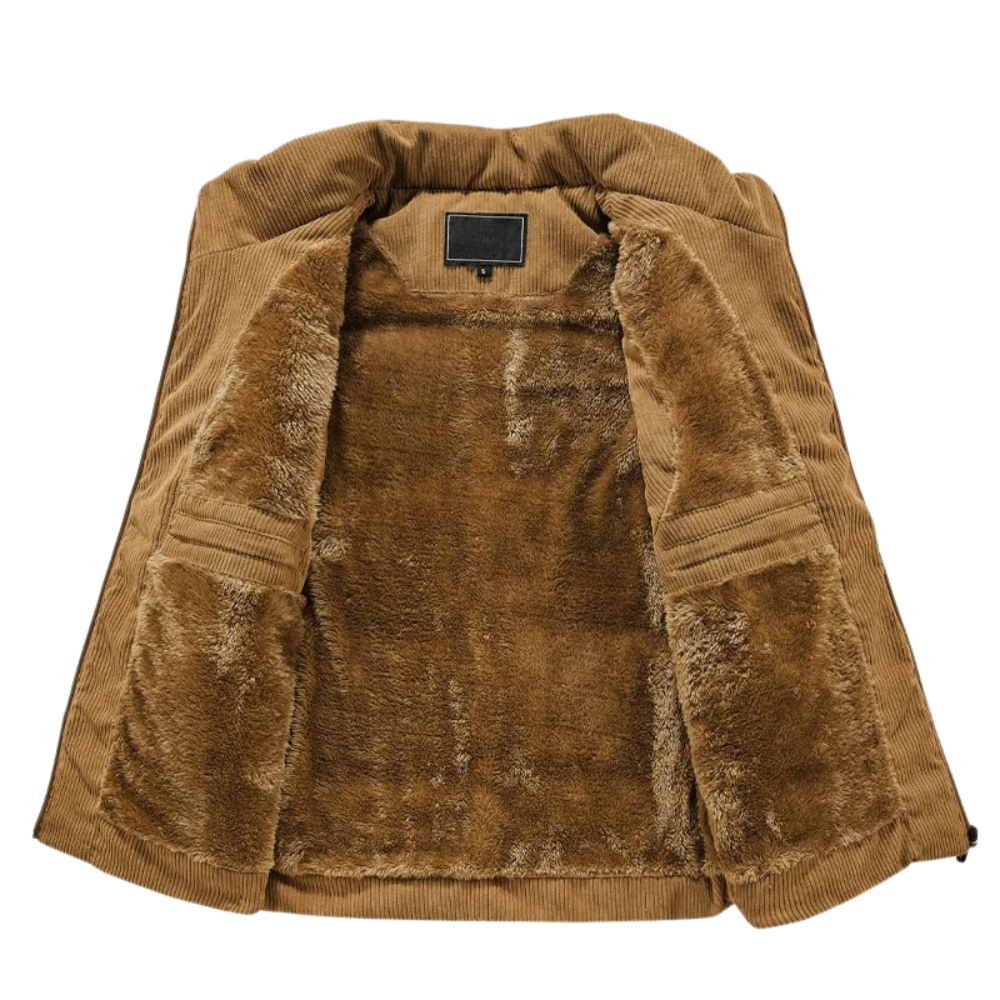Men's Lined Corduroy Vest
