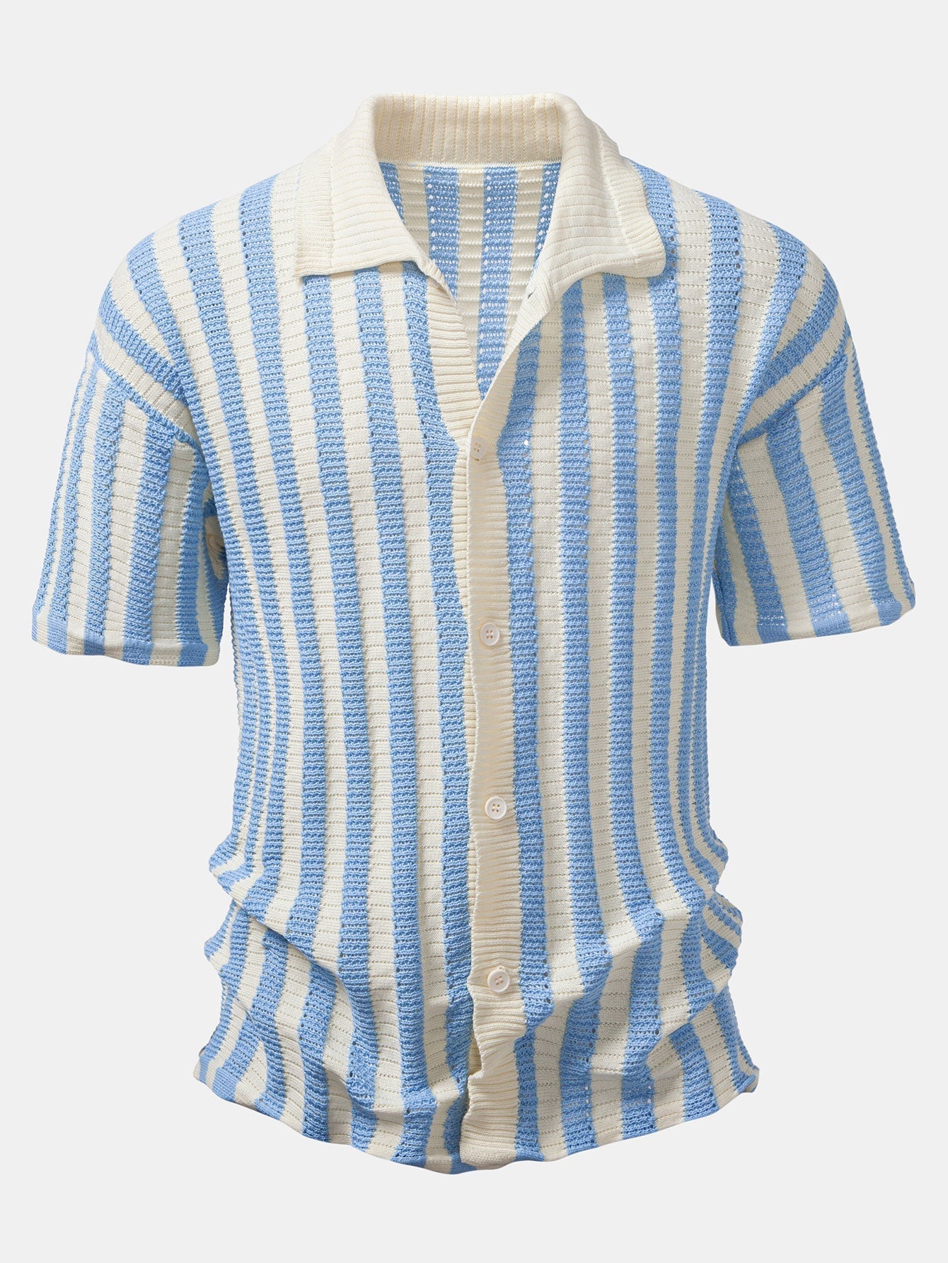 Men's Striped Dropped Shoulder Shirt