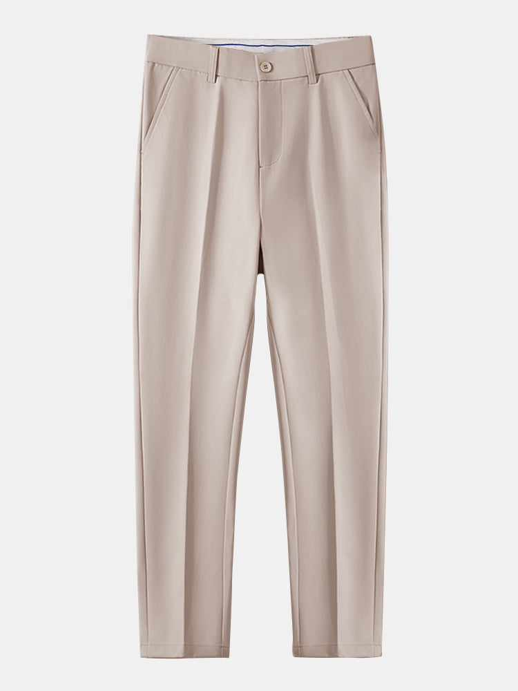 Men's Geometric Jacquard Polo & Slim Pants Set