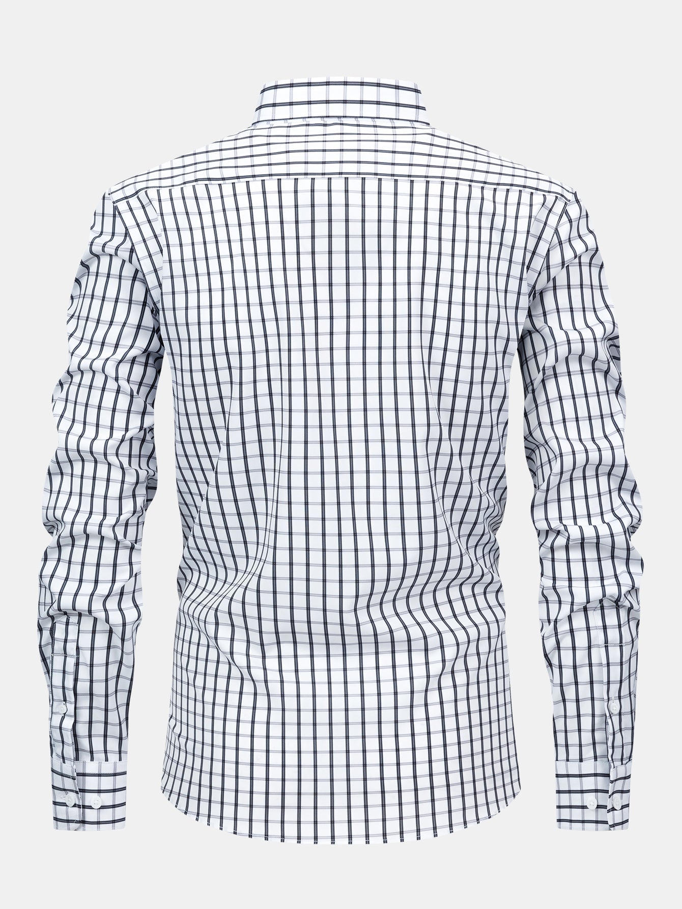 Men's Plaid Long Sleeve Button Shirt