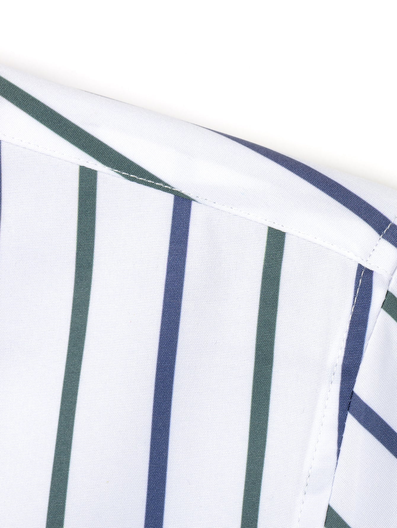 Men's Striped Long Sleeve Button Shirt