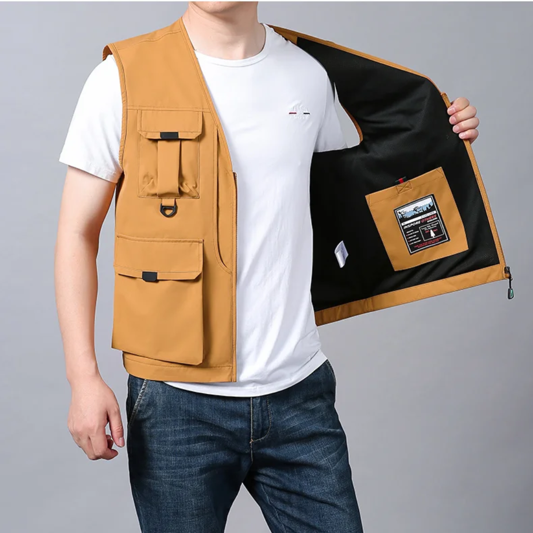 Men's Breathable Cargo Vest