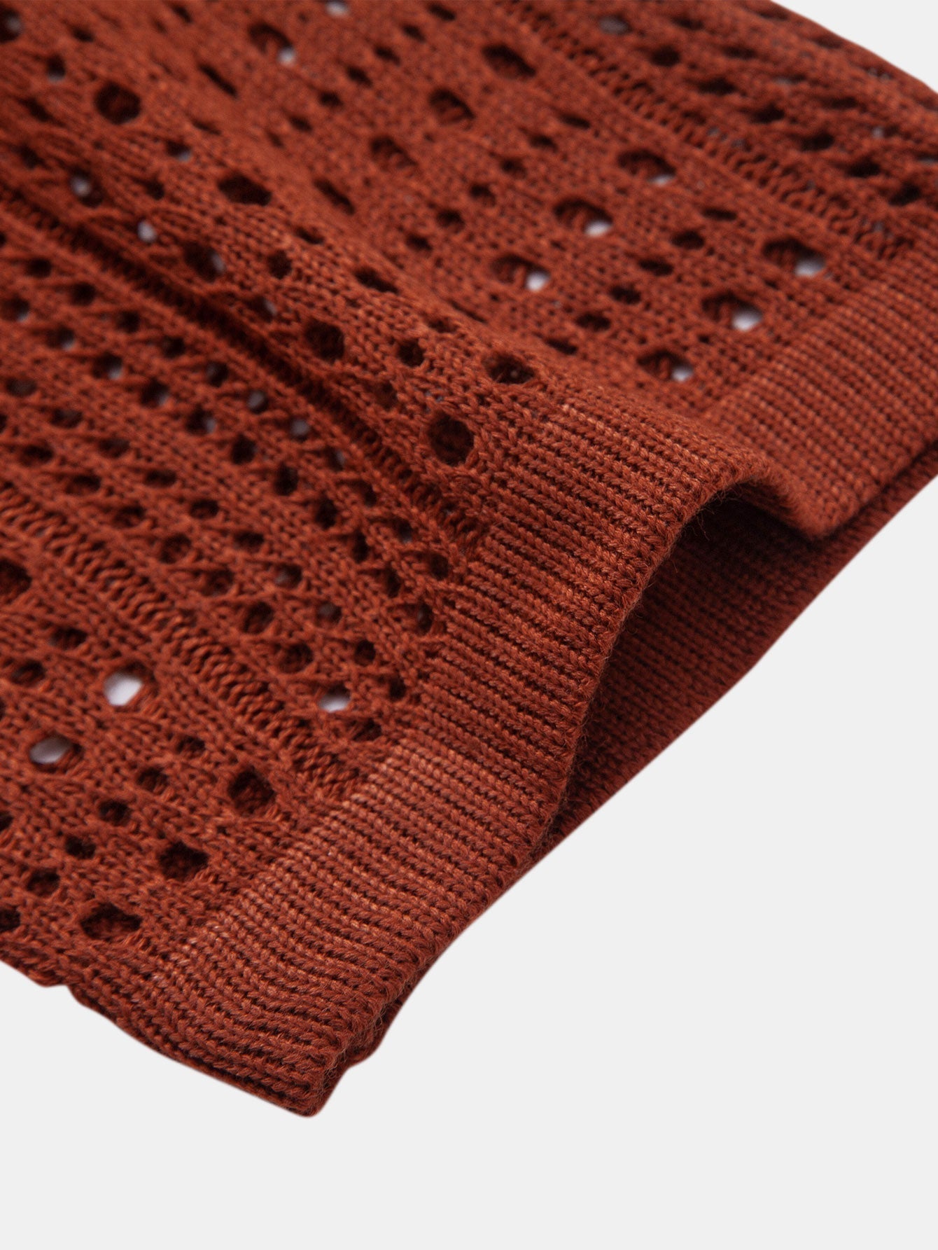 Men's V-Neck Knit Polo