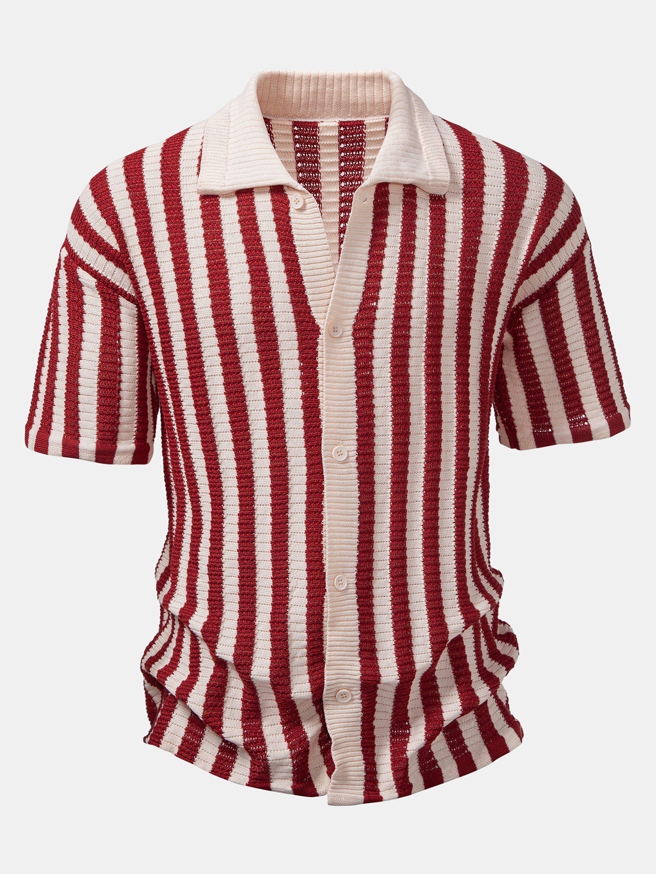 Men's Striped Dropped Shoulder Shirt
