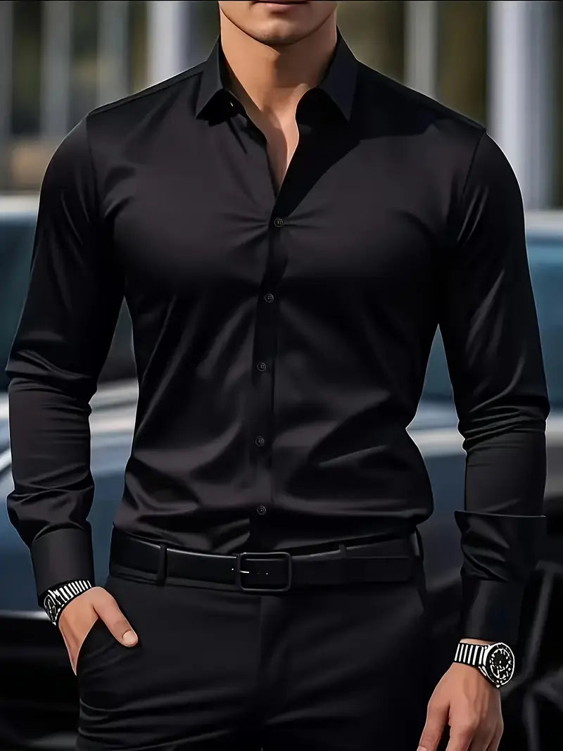 Men's Breathable Long Sleeve Shirt