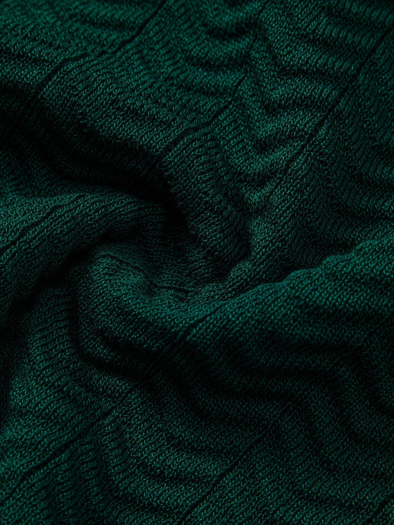 Men's V-Neck Polo Textured Contrast
