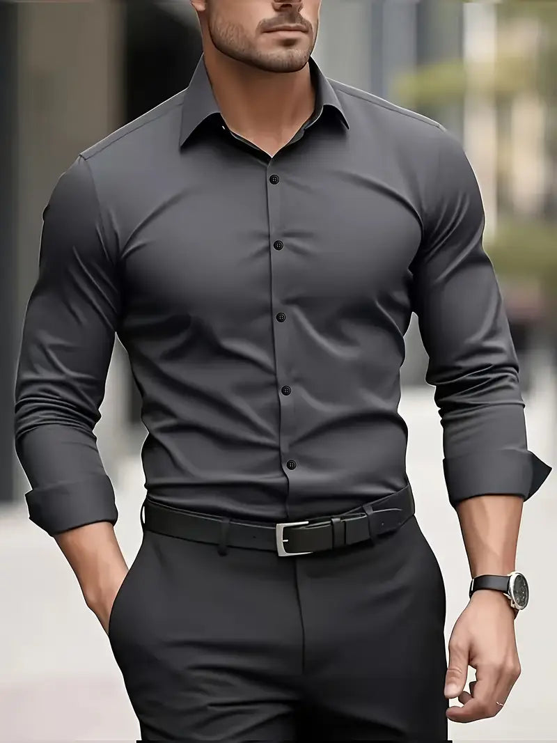 Men's Breathable Long Sleeve Shirt