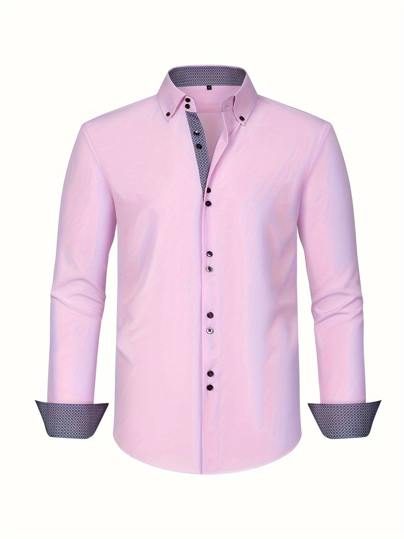 Men's Lightweight Elegant Contrast Shirt