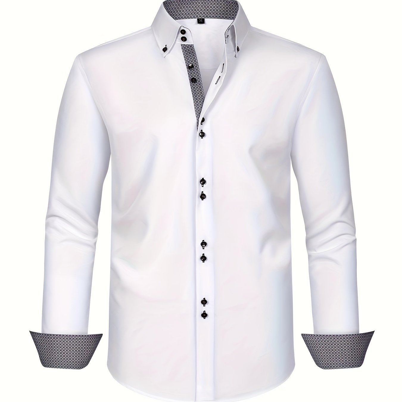Men's Lightweight Elegant Contrast Shirt