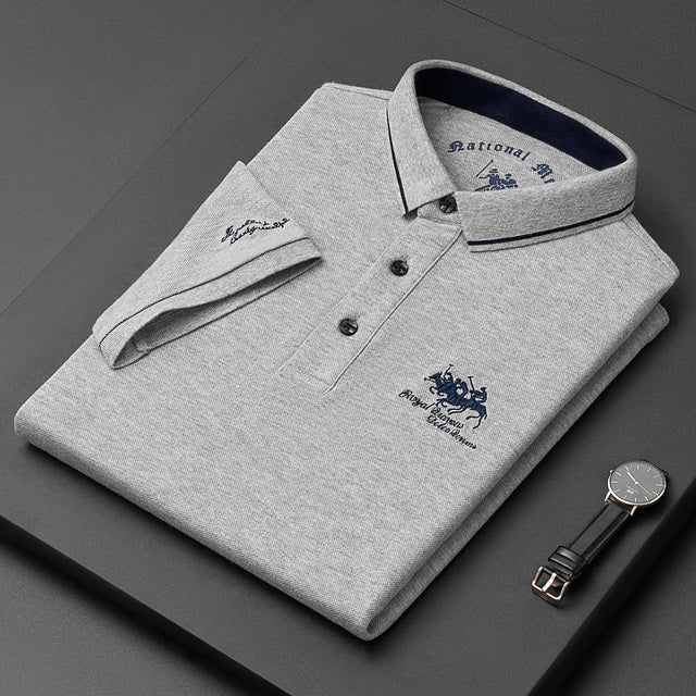Men's Contrast Collar Polo