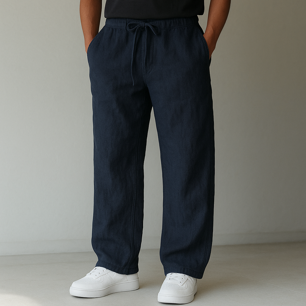 Men's Linen Drawstring Pants