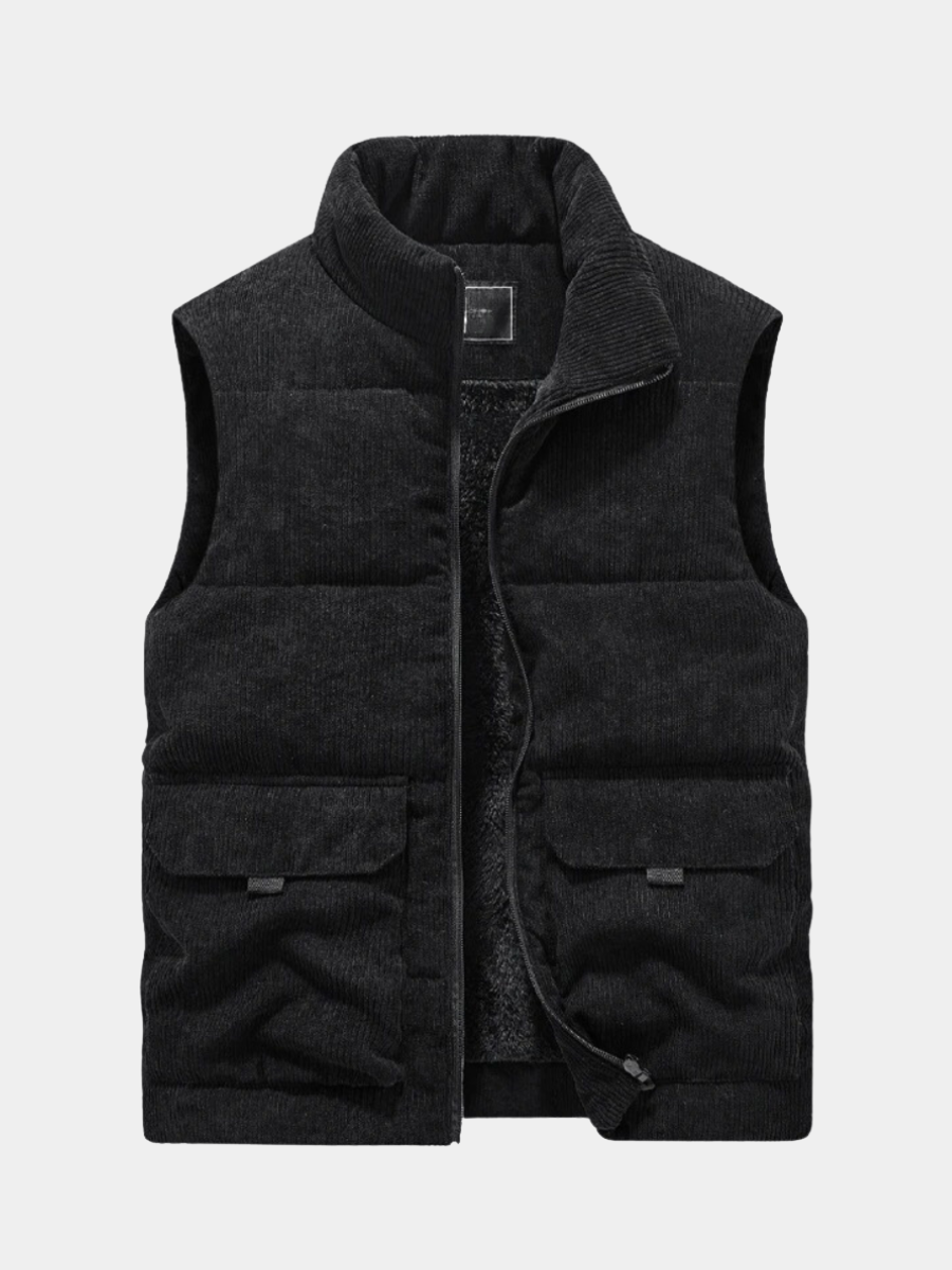 Men's Lined Corduroy Vest