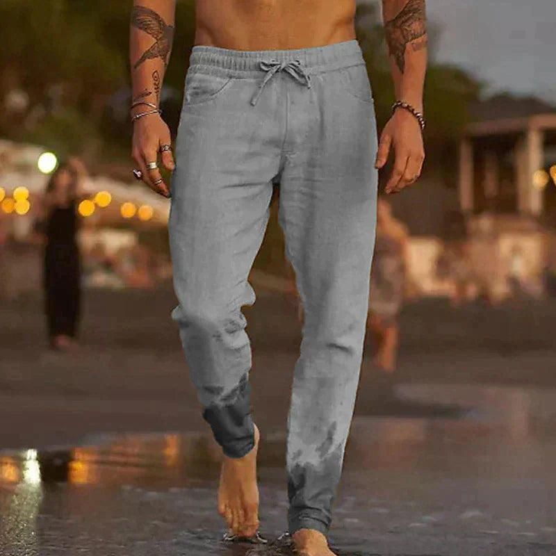 Men's Linen Beach Pants