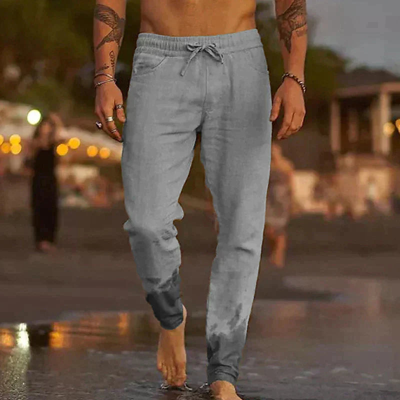 Men's Linen Beach Pants