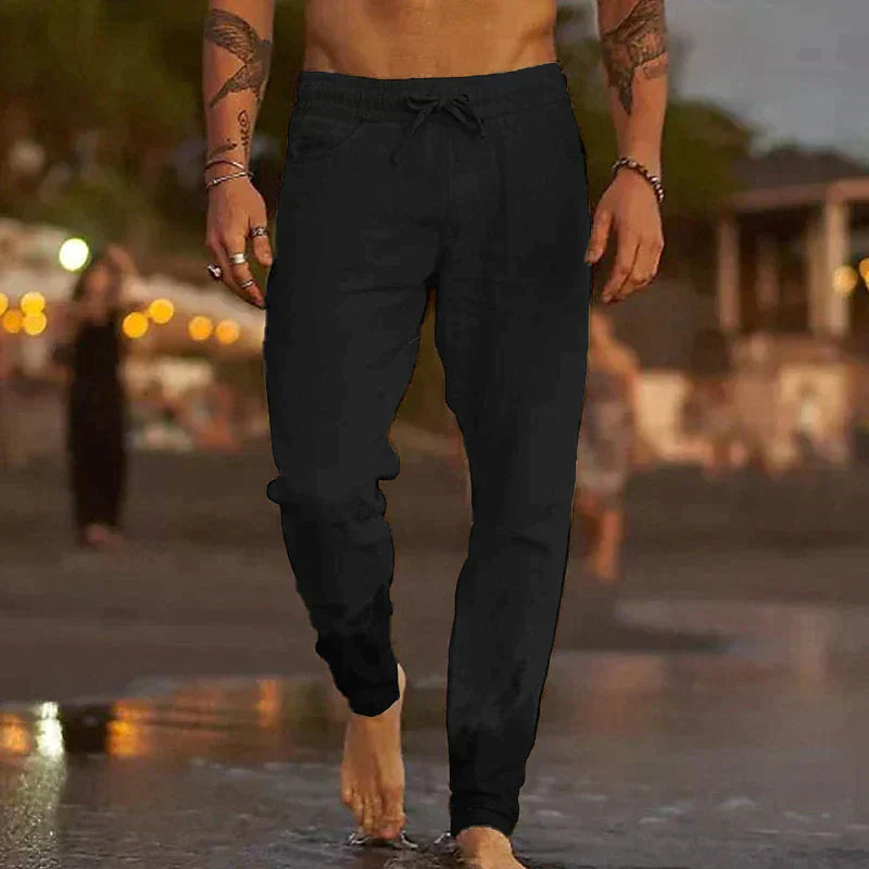 Men's Linen Beach Pants