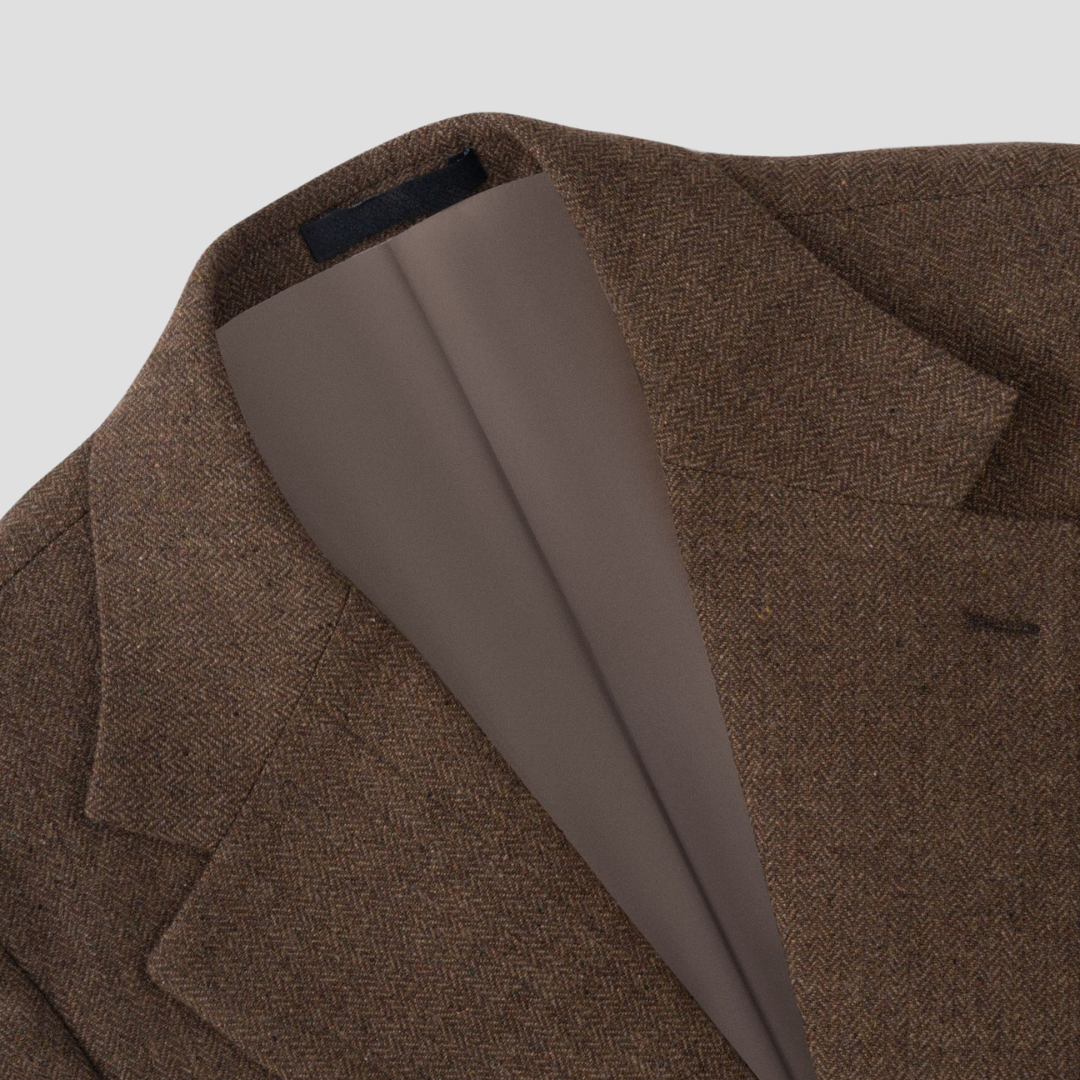 Men's Slim Suit Blended Fabric Three-Piece With Coordinated Vest
