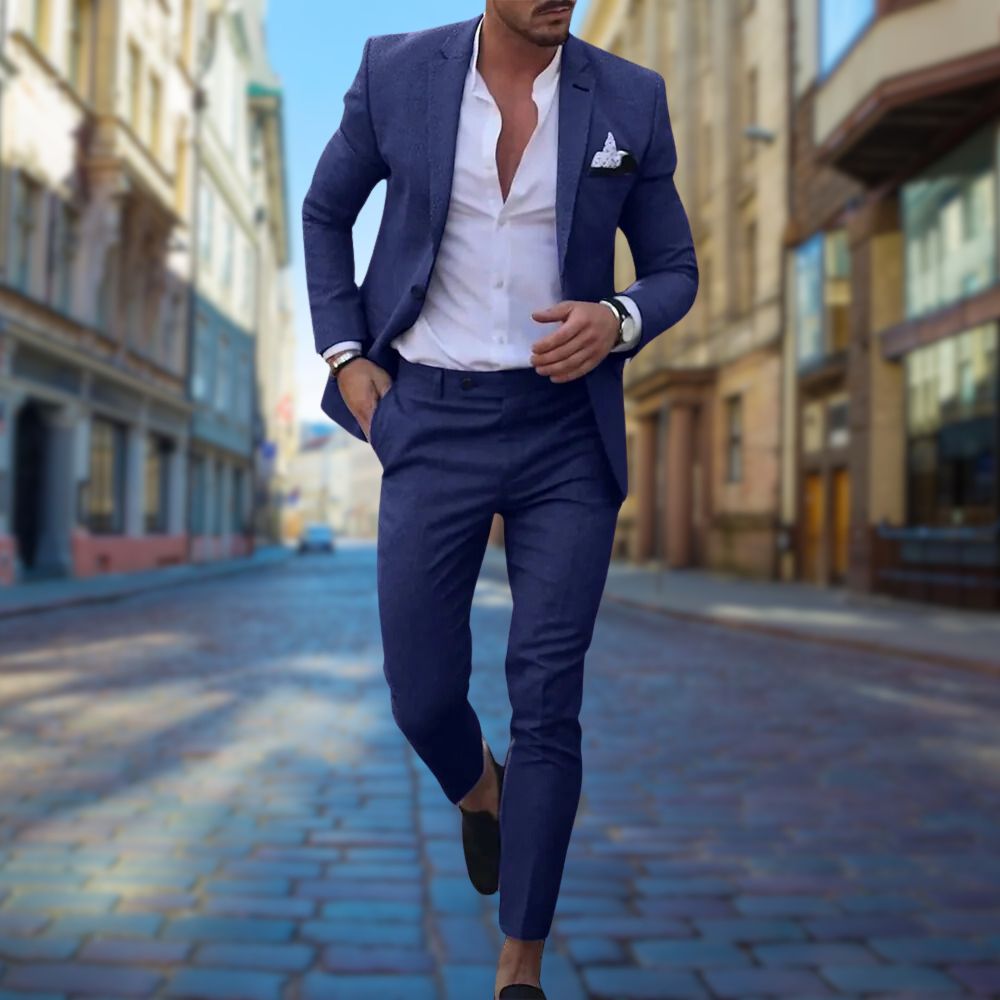 Men's Slim Fit Two-Piece Suit