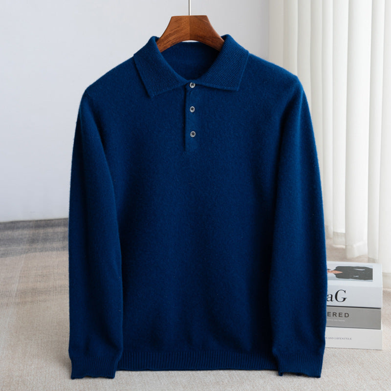 Men's Classic Polo Sweater
