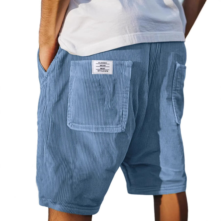 Men's Chic Velvet Shorts