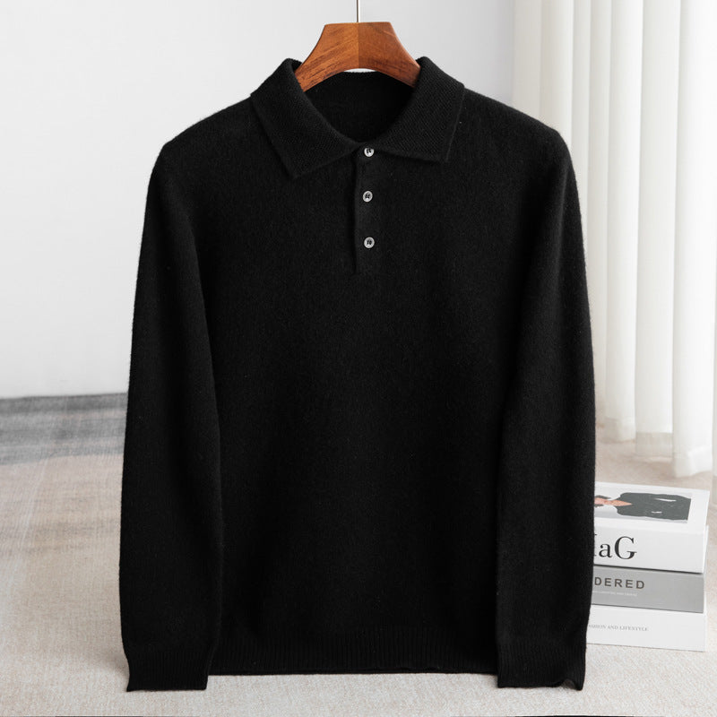 Men's Classic Polo Sweater