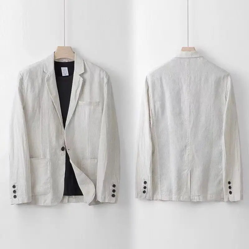 Men's Linen Blend Suit