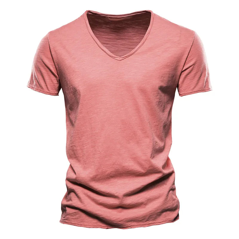 Men's V-Neck Cotton T-Shirt
