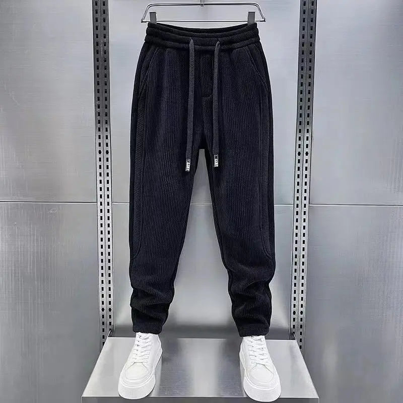Men's Corduroy Fleece Casual Joggers