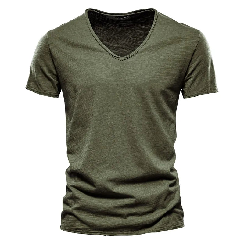 Men's V-Neck Cotton T-Shirt