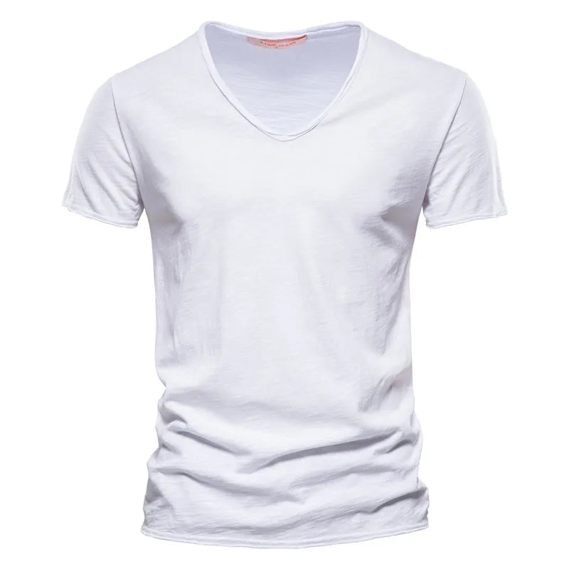 Men's V-Neck Cotton T-Shirt