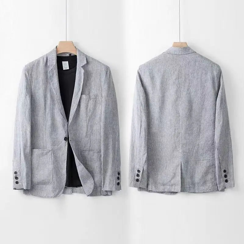 Men's Linen Suit Set