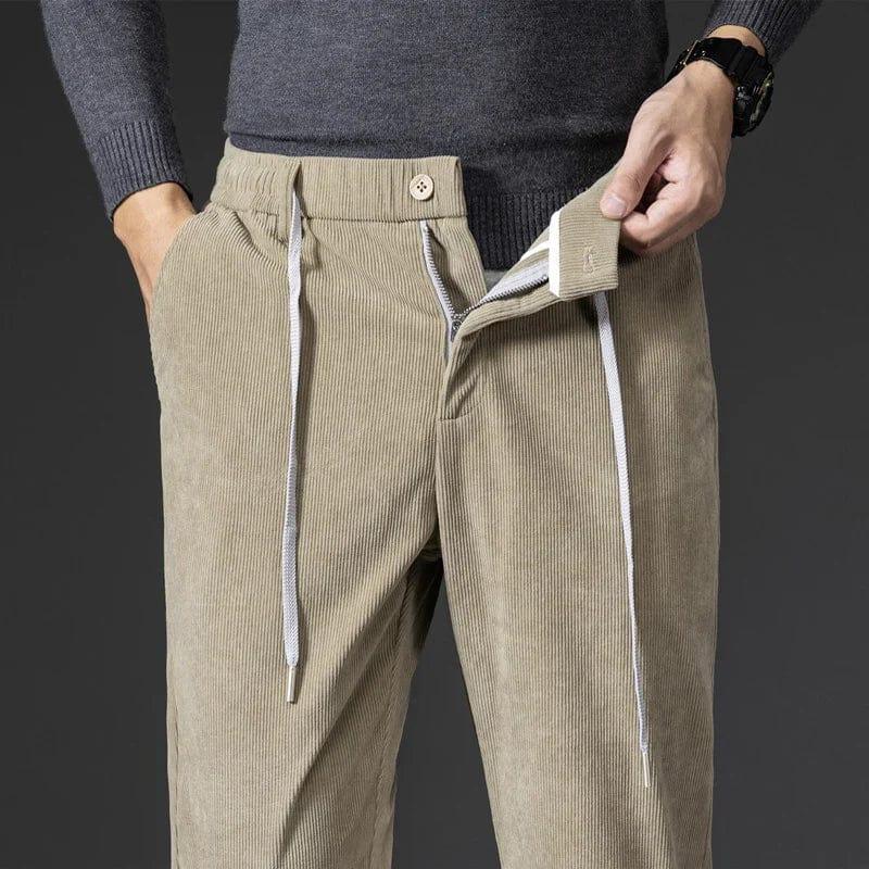 Men's Elastic Velvet Pants